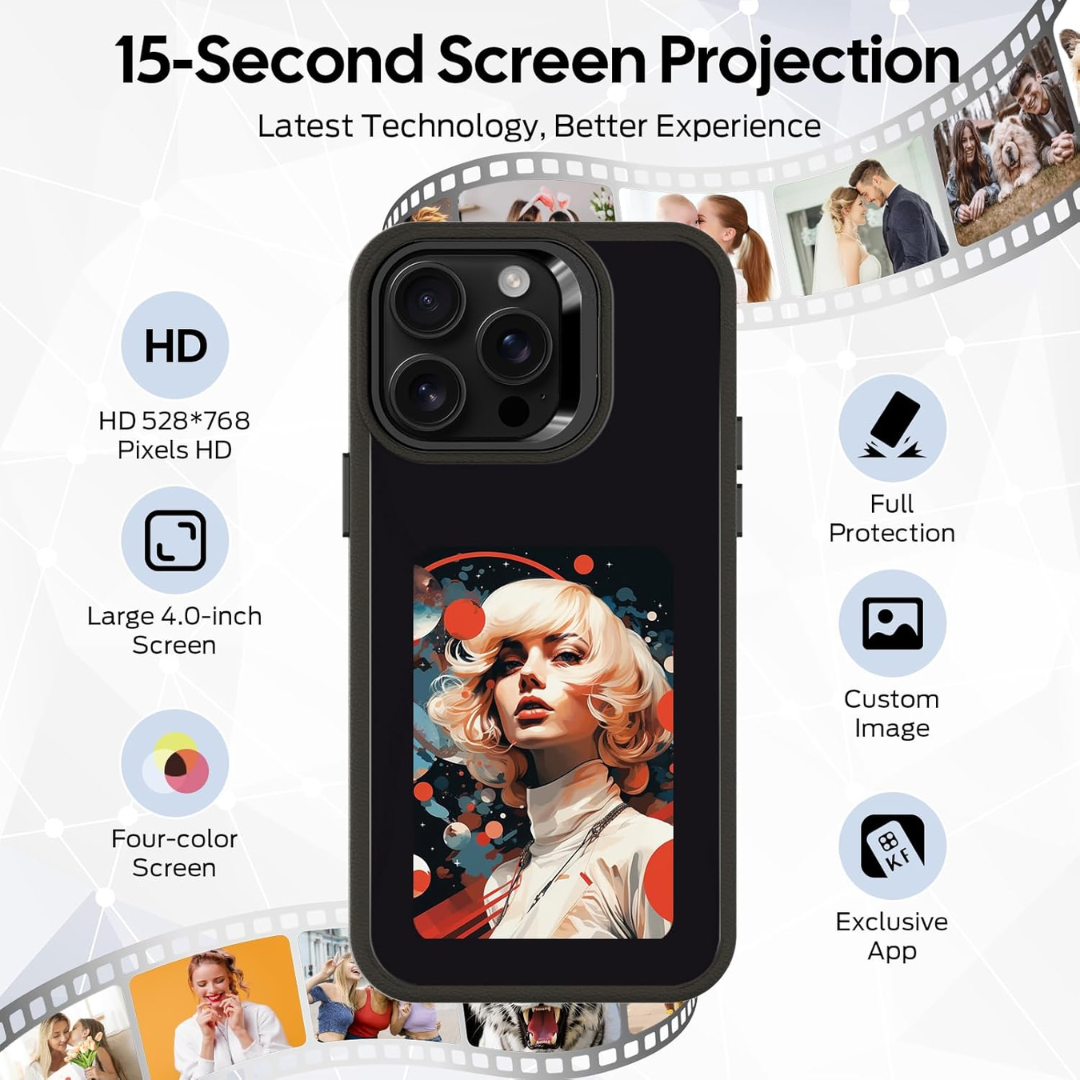 Funda con tecnología de transmisión de imagen