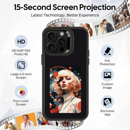 Funda con tecnología de transmisión de imagen