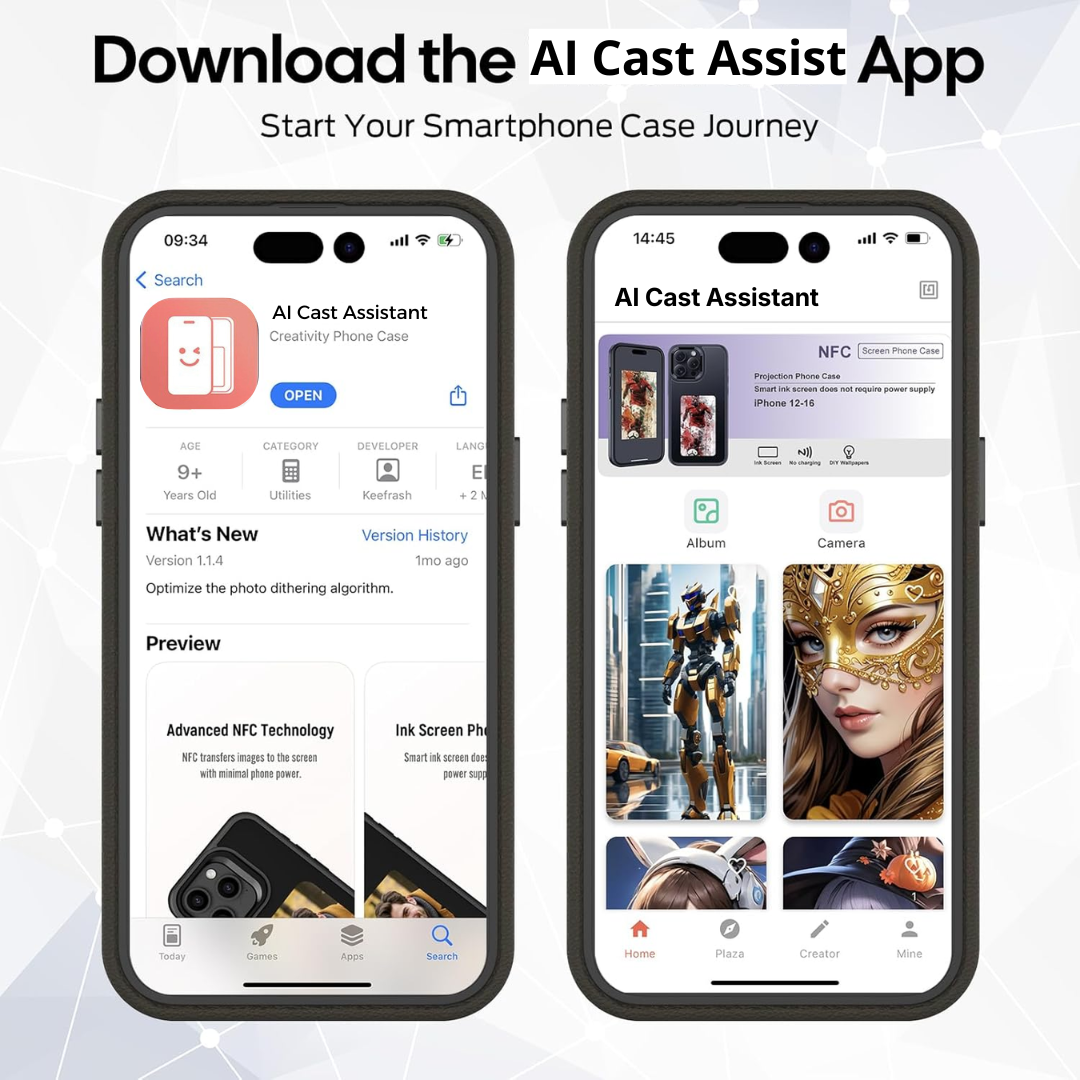 Funda con tecnología de transmisión de imagen