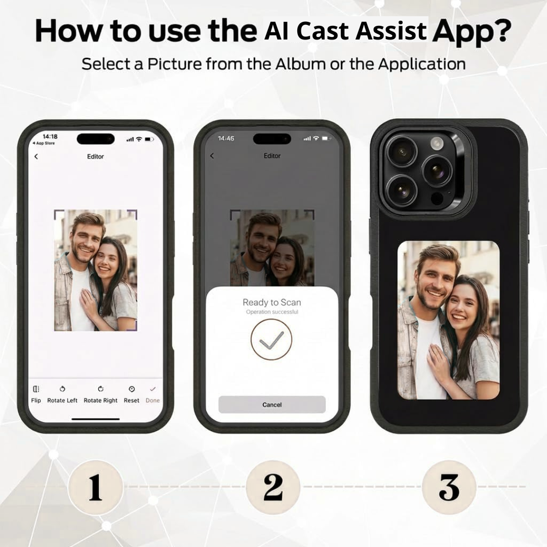 Funda con tecnología de transmisión de imagen